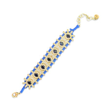 Load image into Gallery viewer, Braided bracelet luxury medium blue