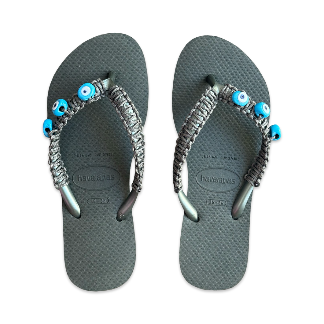 Havaianas flip flops green 35-36