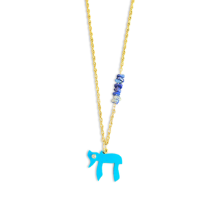 Amalfi Lucky חי CHAI necklace turquoise