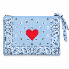 Load image into Gallery viewer, Bandana clutch grey ❤️