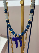 Load image into Gallery viewer, Luxury CHAI beads necklace blue lapis