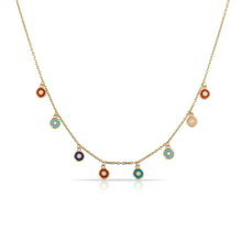 Load image into Gallery viewer, Mini lucky eyes necklace
