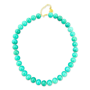 Energy beads necklace green