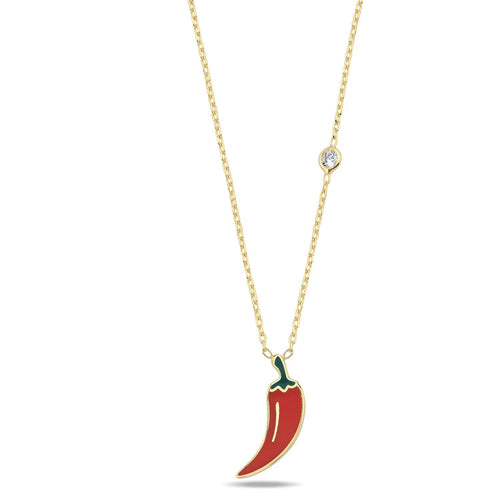 Necklace lucky chilly 🌶️  pepper