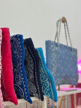 Load image into Gallery viewer, Bandana book bag red