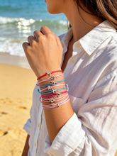 Load image into Gallery viewer, Hebrew letter bracelet cord diam