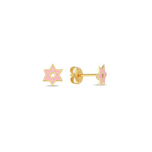 Load image into Gallery viewer, Single stud earring Star of David color