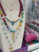 Load image into Gallery viewer, Lucky חי CHAI beads necklace long