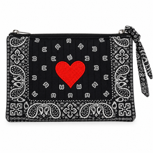 Load image into Gallery viewer, Bandana clutch black ❤️