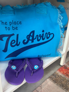 Beach Bag TEL AVIV blue