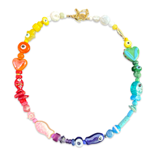 Load image into Gallery viewer, Lucky beads necklace rainbow