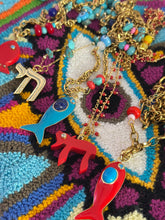 Load image into Gallery viewer, Lucky חי CHAI beads necklace long