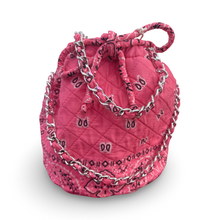 Load image into Gallery viewer, Bandana bucket bag pink neon
