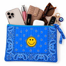 Load image into Gallery viewer, Bandana clutch midi blue 🧿