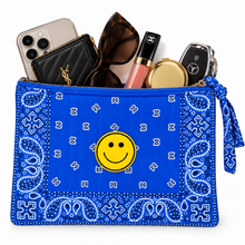 Load image into Gallery viewer, Bandana clutch blue 🧿