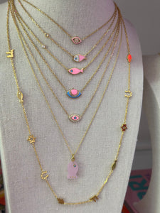 Amalfi lucky fish necklace mini