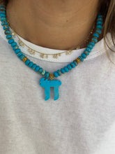 Load image into Gallery viewer, Luxury CHAI beads necklace turquoise