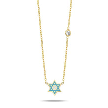 Load image into Gallery viewer, Maghen David necklace mini color