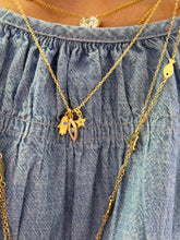 Load image into Gallery viewer, Lucky 3 charms necklace turquoise