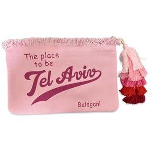 Clutch TEL AVIV baby pink