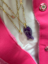 Load image into Gallery viewer, Necklace lucky fish blue stone