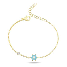 Load image into Gallery viewer, Kids Maghen David bracelet