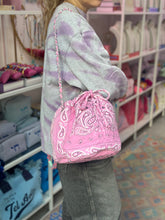 Load image into Gallery viewer, Bandana bucket bag pink