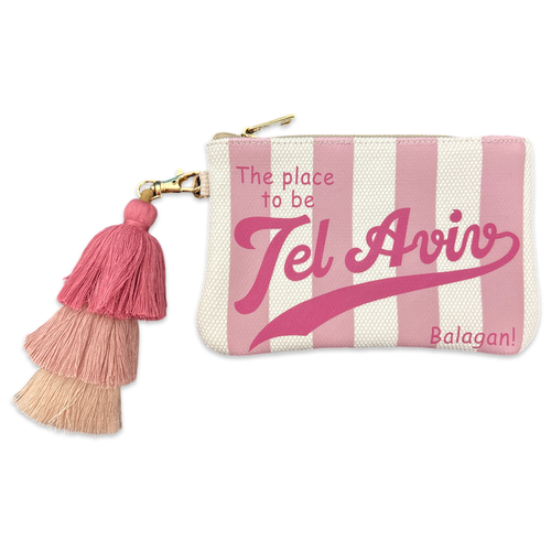 Pouch TEL AVIV pink