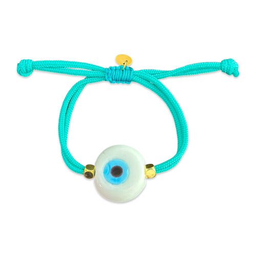 Greek eye bracelet turquoise big