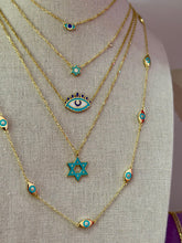 Load image into Gallery viewer, Maghen David necklace mini color