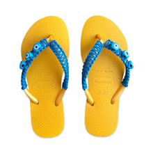 Load image into Gallery viewer, Havaianas flip flops navy 35-36