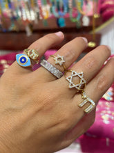 Load image into Gallery viewer, Ring mini Maghen David gold