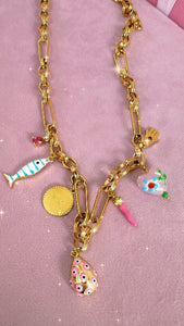 Necklace lucky charms