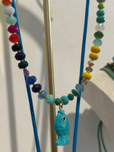 Load image into Gallery viewer, Long beads necklace with lucky fish