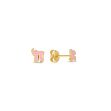 Load image into Gallery viewer, Studs earrings חי color