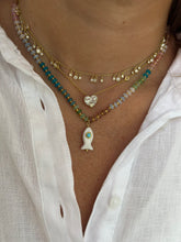 Load image into Gallery viewer, Capri fish necklace mini multicolor