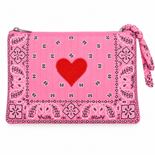 Load image into Gallery viewer, Bandana clutch pink ❤️