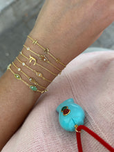 Load image into Gallery viewer, Lucky Hamsa bracelet goldie