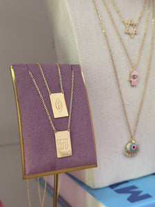 Scapolario Double necklace Chai & Maghen David