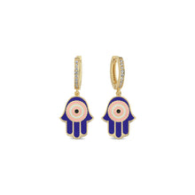 Load image into Gallery viewer, Lucky Hamsa Earring