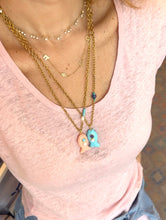 Load image into Gallery viewer, Capri fish necklace medium pink coral