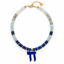 Load image into Gallery viewer, Luxury CHAI beads necklace blue lapis