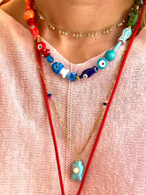 Load image into Gallery viewer, Lucky beads necklace rainbow