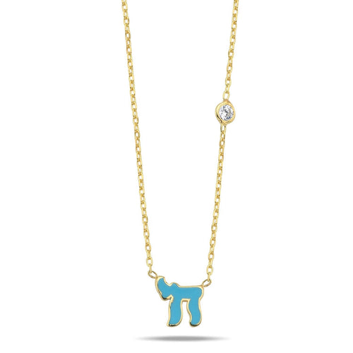 Lucky חי HAI necklace mini turquoise