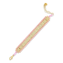 Load image into Gallery viewer, Braided bracelet luxury small pink