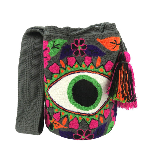 Mochilla large eye bag green