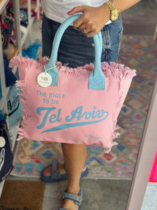 Bag TEL AVIV medium pink