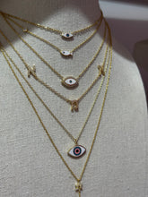 Load image into Gallery viewer, Lucky mini fish necklace white
