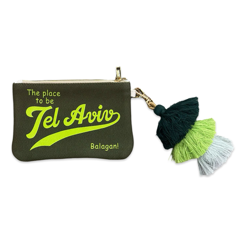 Pouch TEL AVIV green