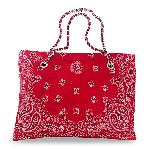 Bandana book bag red